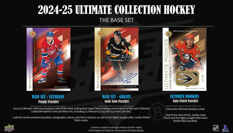 2024 - 25 Upper Deck Ultimate Hockey Hobby Box (Pre Order) - Cartes Sportives Rive Sud