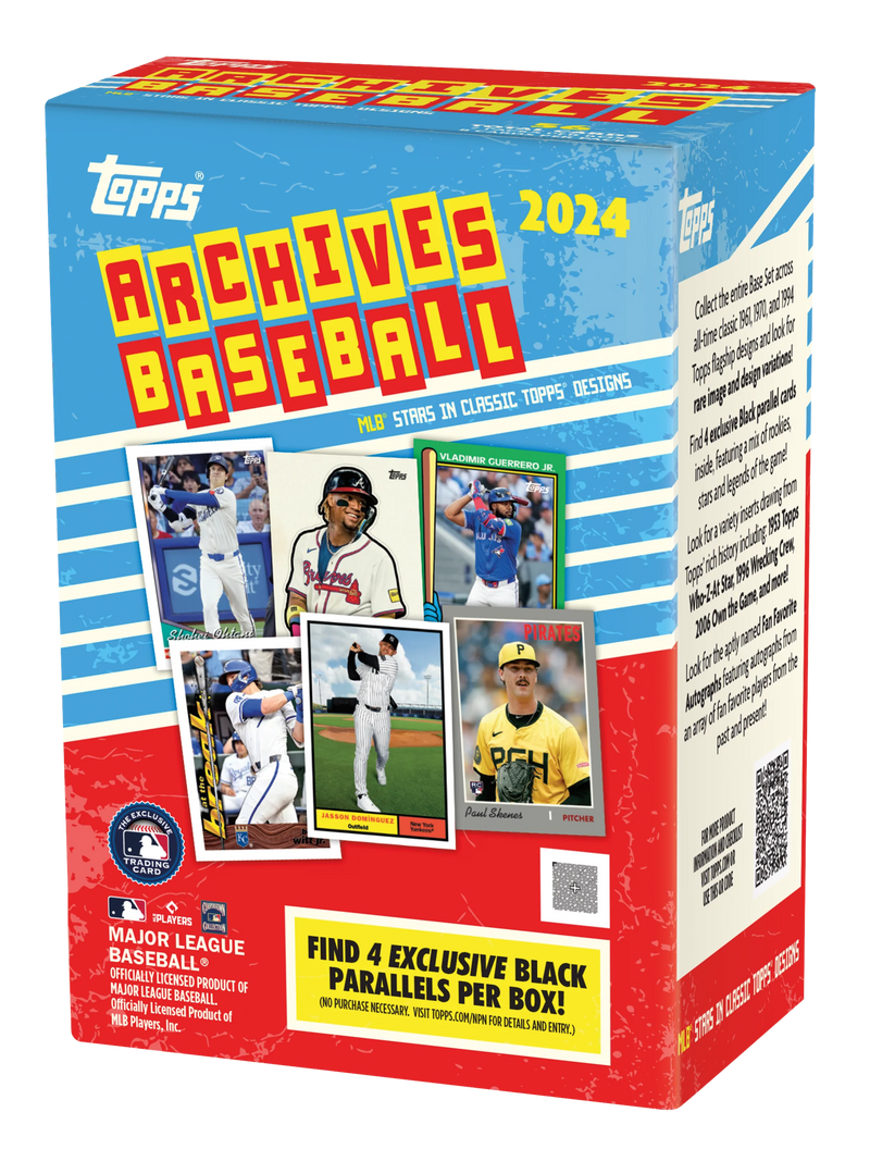 2024 Topps Archives Baseball Value Box - Cartes Sportives Rive Sud