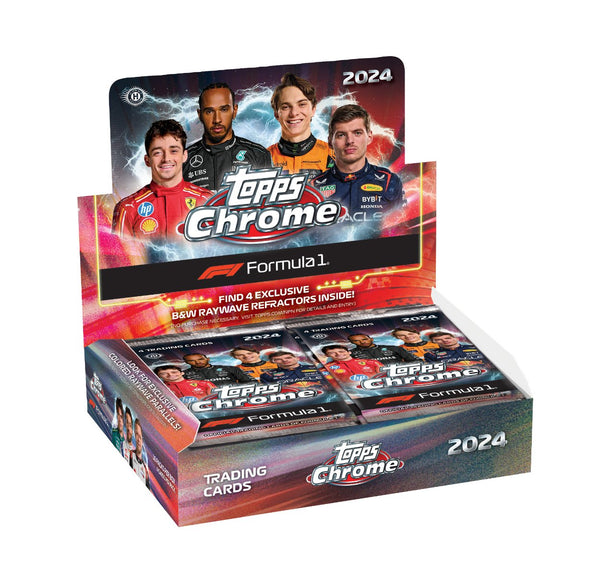 2024 Topps Chrome Formula 1 Qualifying Lap Box (Pre - Order) - Cartes Sportives Rive Sud