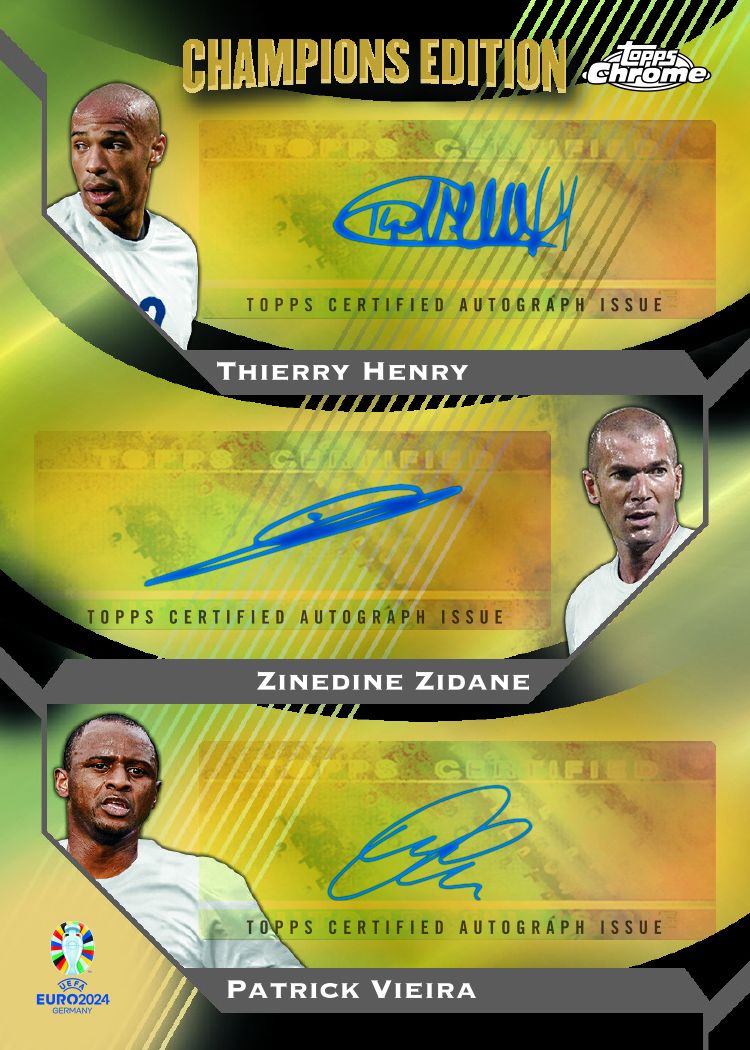 2024 Topps Chrome UEFA Euro Hobby Box (Pre Order) - Cartes Sportives Rive Sud