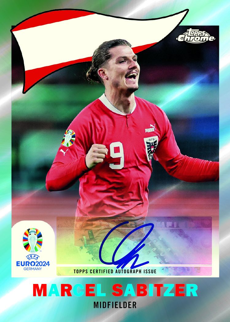 2024 Topps Chrome UEFA Euro Hobby Box (Pre Order) - Cartes Sportives Rive Sud