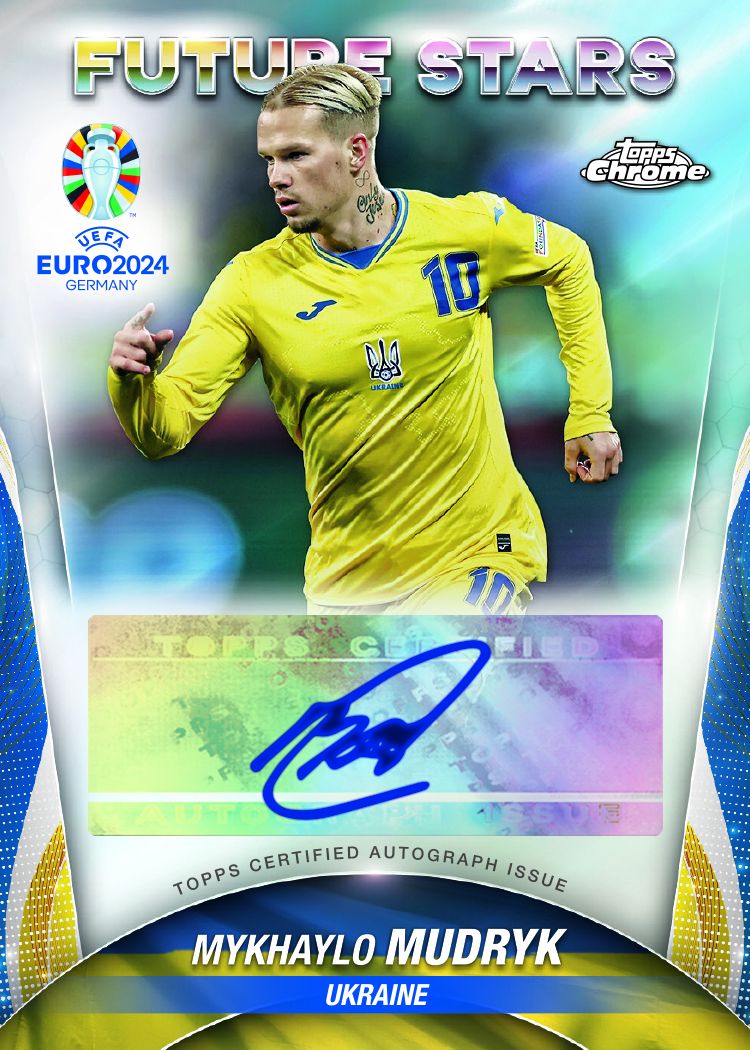 2024 Topps Chrome UEFA Euro Hobby Box (Pre Order) - Cartes Sportives Rive Sud