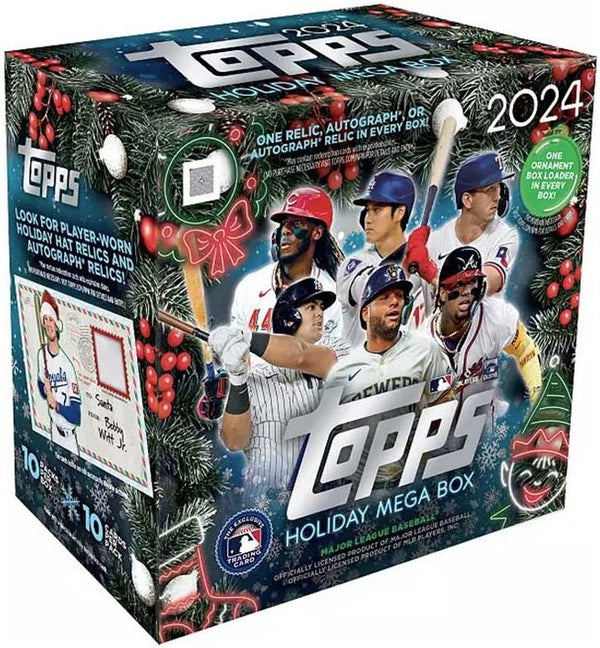 2024 Topps Holiday Baseball Mega Box - Cartes Sportives Rive Sud