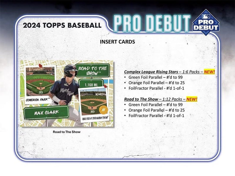 2024 Topps Pro Debut Baseball Hobby Box - Cartes Sportives Rive Sud