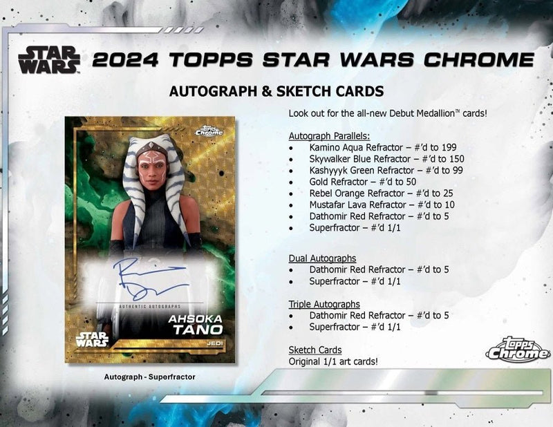 2024 Topps Star Wars Chrome Hobby - Cartes Sportives Rive Sud