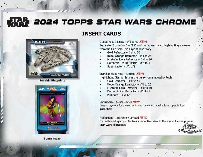 2024 Topps Star Wars Chrome Hobby - Cartes Sportives Rive Sud