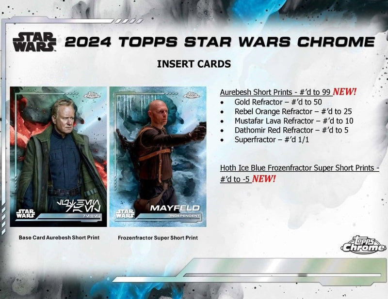 2024 Topps Star Wars Chrome Hobby - Cartes Sportives Rive Sud