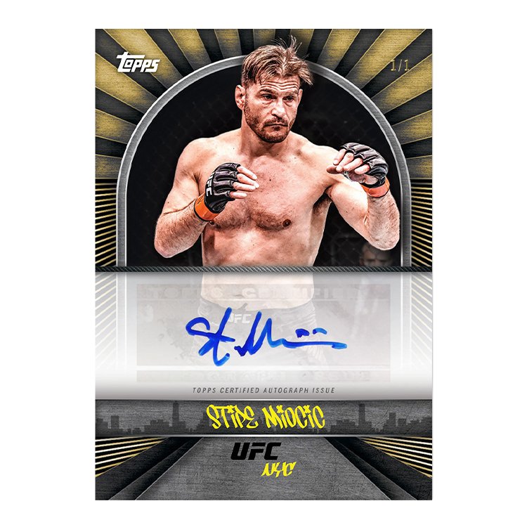 2024 Topps UFC NYC Hobby Box - Cartes Sportives Rive Sud