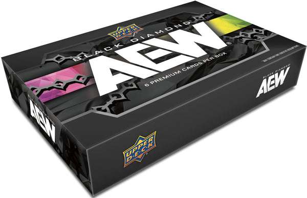 2024 Upper Deck AEW Black Diamond Wrestling Hobby Box (Pre - Order) - Cartes Sportives Rive Sud