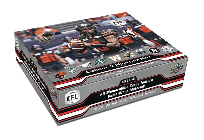 2024 Upper Deck CFL Football Hobby Box - Cartes Sportives Rive Sud