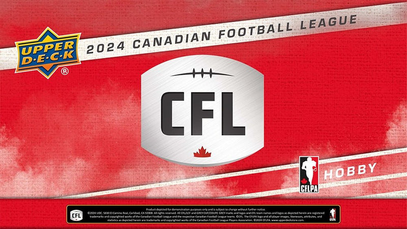 2024 Upper Deck CFL Football Hobby Box - Cartes Sportives Rive Sud