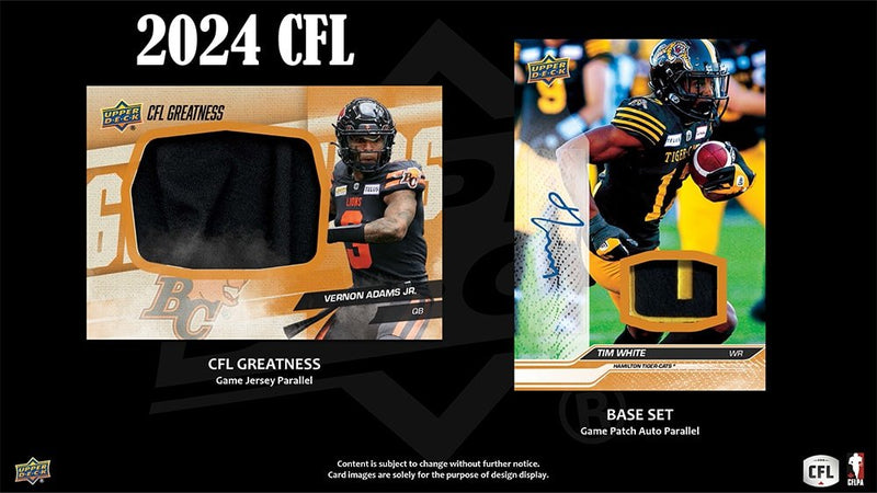 2024 Upper Deck CFL Football Hobby Box - Cartes Sportives Rive Sud