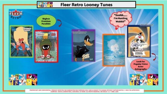 2024 UPPER DECK FLEER RETRO LOONEY TUNES BLASTER BOX - Cartes Sportives Rive Sud