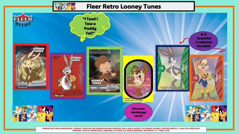 2024 UPPER DECK FLEER RETRO LOONEY TUNES HOBBY BOX - Cartes Sportives Rive Sud