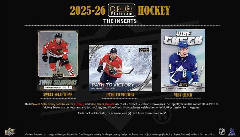2025 - 26 O - Pee - Chee Platinum Hockey Blaster Box (Pre Order) - Cartes Sportives Rive Sud