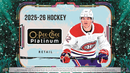 2025 - 26 O - Pee - Chee Platinum Hockey Blaster Box (Pre Order) - Cartes Sportives Rive Sud
