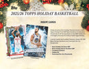 2025 - 26 Topps Basketball Holiday Basketball Mega Box - Cartes Sportives Rive Sud