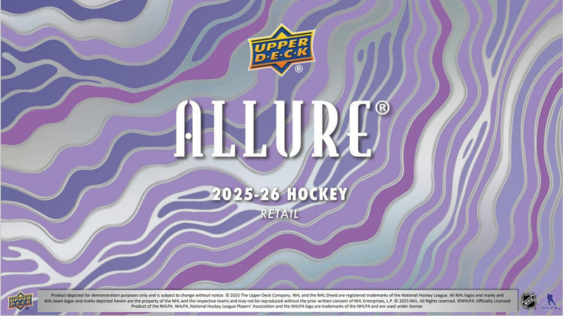 2025 - 26 Uper Deck Allure Hockey Blaster Box (Pre Order) - Cartes Sportives Rive Sud