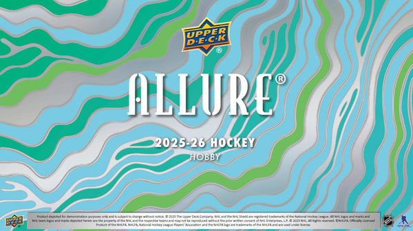 2025 - 26 Upper Deck Allure Hockey Hobby Box (Pre Order) - Cartes Sportives Rive Sud