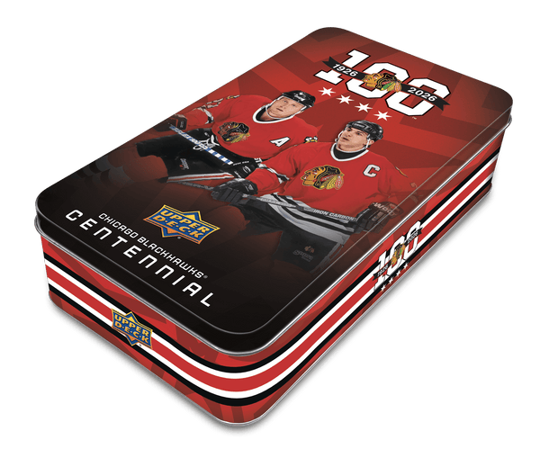 2025 - 26 Upper Deck Chicago Blackhawks Centennial Hobby Box (Pre - Order) - Cartes Sportives Rive Sud