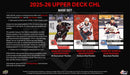 2025-26 Upper Deck CHL Hockey Hobby Box - Cartes Sportives Rive Sud