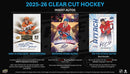 2025 - 26 Upper Deck Clear Cut Hockey Hobby Box (Pre Order) - Cartes Sportives Rive Sud
