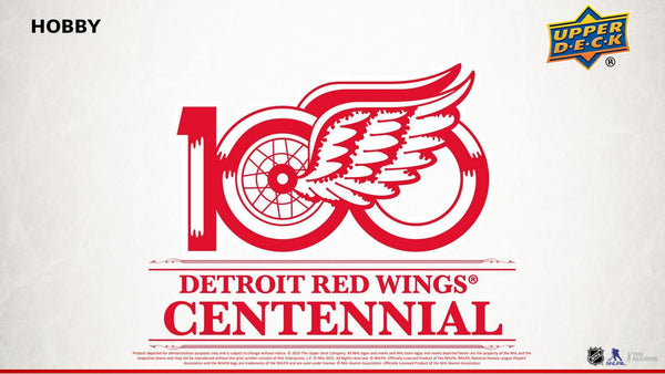 2025 - 26 Upper Deck Detroit Red Wings Centennial Hockey Hobby Box (Pre Order) - Cartes Sportives Rive Sud