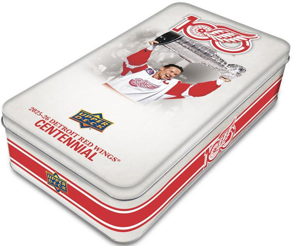 2025 - 26 Upper Deck Detroit Red Wings Centennial Hockey Hobby Box (Pre Order) - Cartes Sportives Rive Sud