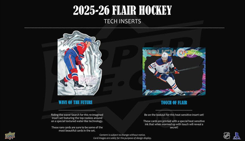 2025 - 26 Upper Deck Flair Hockey Hobby Box (Pre Order) - Cartes Sportives Rive Sud