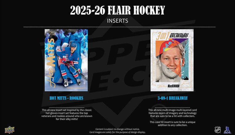 2025 - 26 Upper Deck Flair Hockey Hobby Box (Pre Order) - Cartes Sportives Rive Sud
