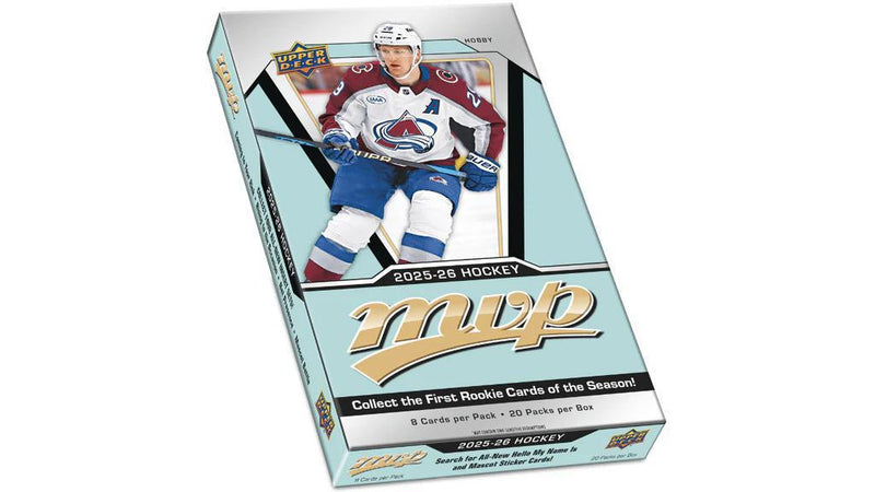 2025 - 26 Upper Deck MVP Hockey Hobby Box (Pre - Order) - Cartes Sportives Rive Sud
