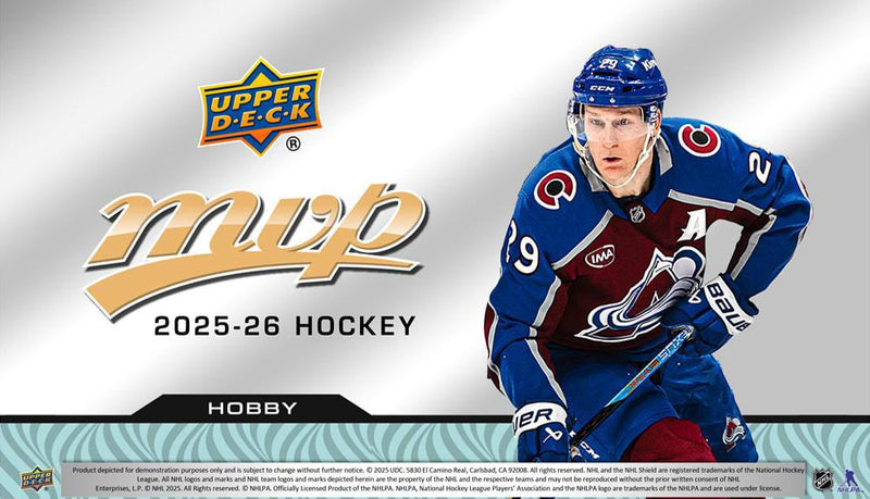 2025 - 26 Upper Deck MVP Hockey Hobby Box (Pre - Order) - Cartes Sportives Rive Sud