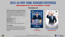 2025 - 26 Upper Deck New York Rangers Centennial Hobby Box (Pre Order) - Cartes Sportives Rive Sud