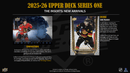 2025 - 26 Upper Deck Series 1 Hockey Hobby Box - Cartes Sportives Rive Sud