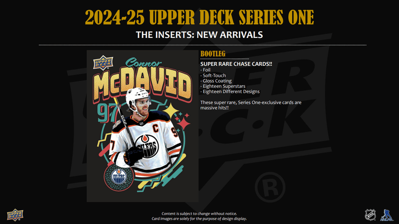 2025 - 26 Upper Deck Series 1 Hockey Hobby Box - Cartes Sportives Rive Sud
