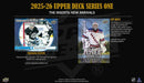 2025 - 26 Upper Deck Series 1 Hockey Tin Box (Pre Order) - Cartes Sportives Rive Sud