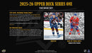 2025 - 26 Upper Deck Series 1 Hockey Tin Box (Pre Order) - Cartes Sportives Rive Sud