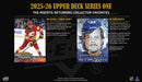 2025 - 26 Upper Deck Series 1 Hockey Tin Box (Pre Order) - Cartes Sportives Rive Sud