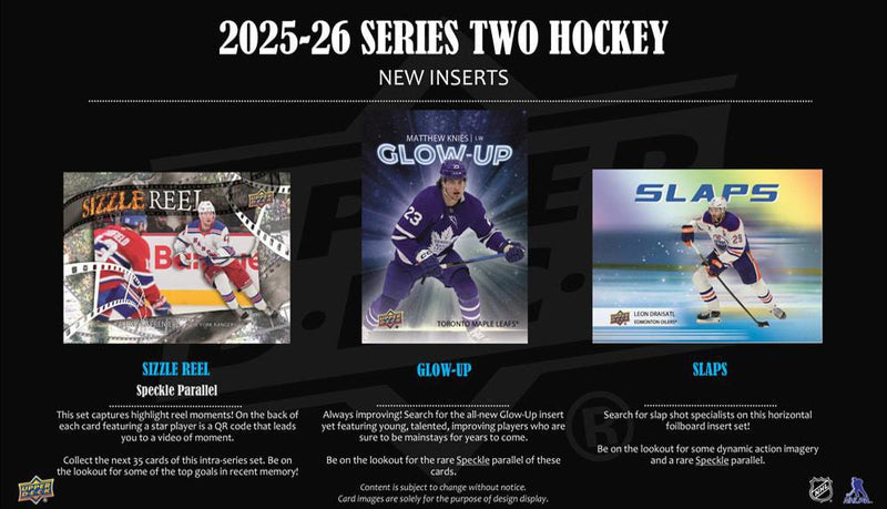 2025 - 26 Upper Deck Series 2 Hockey Blaster Box (Pre Order) - Cartes Sportives Rive Sud