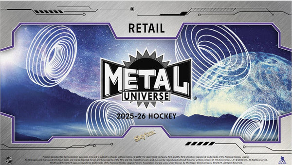 2025 - 26 Upper Deck Skybox Metal Universe Hockey Blaster (Pre - Order) - Cartes Sportives Rive Sud