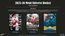 2025 - 26 Upper Deck Skybox Metal Universe Hockey Blaster (Pre - Order) - Cartes Sportives Rive Sud