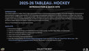 2025-26 Upper Deck Tableau Hockey Hobby Box (Pre Order) - Cartes Sportives Rive Sud