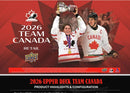 2025 - 26 Upper Deck Team Canada Hockey Blaster Box (Pre - Order) - Cartes Sportives Rive Sud