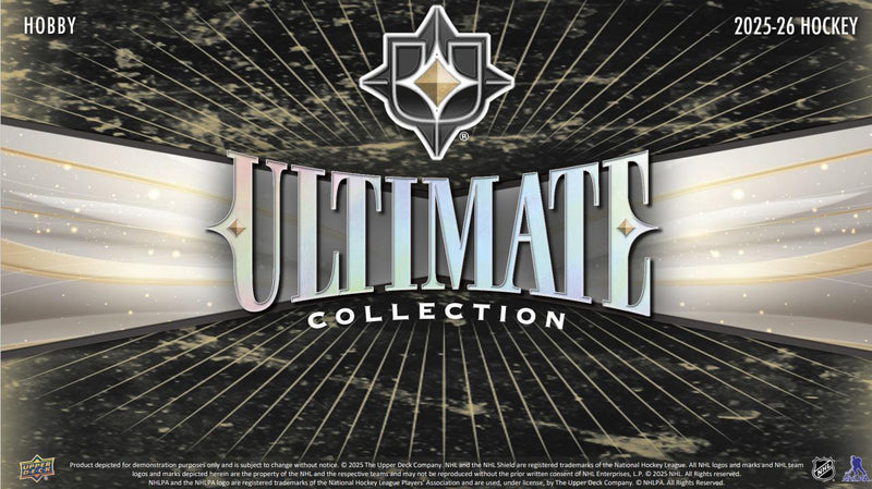 2025 - 26 Upper Deck Ultimate Hockey Hobby Box (Pre Order) - Cartes Sportives Rive Sud