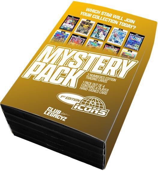 2025 Club Legacyz Icons 1st Edition Soccer Mystery Pack - Cartes Sportives Rive Sud