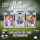 2025 Club Legacyz Icons Soccer Second Edition Hobby Box - Cartes Sportives Rive Sud