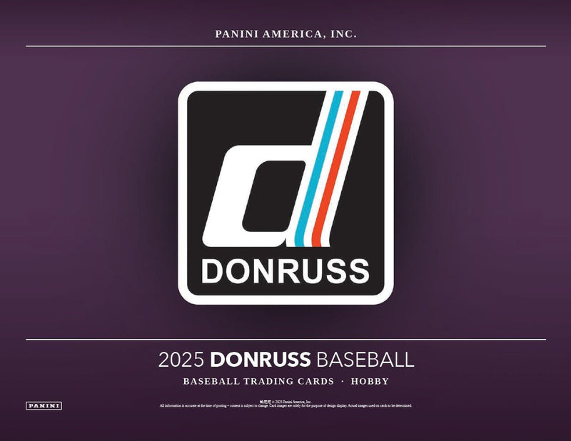 2025 Donruss Baseball Hobby Box (Pre - Order) - Cartes Sportives Rive Sud