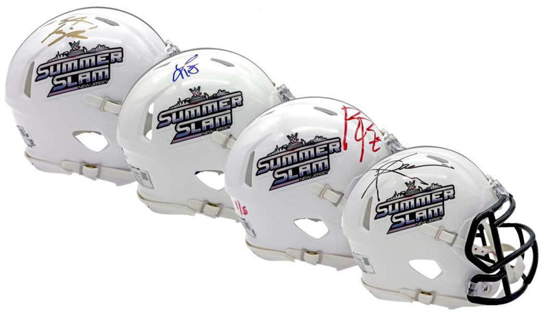 2025 Fanatics Under Wraps WWE Summer Slam Mini Helmet - Cartes Sportives Rive Sud