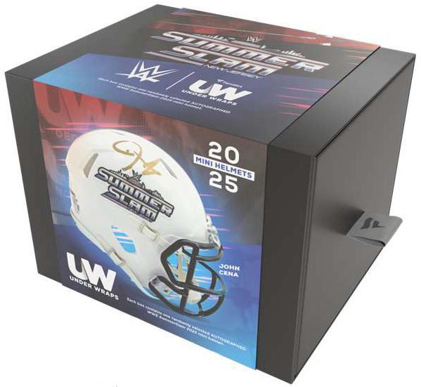 2025 Fanatics Under Wraps WWE Summer Slam Mini Helmet - Cartes Sportives Rive Sud