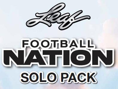 2025 Leaf Nation Football Solo Pack (Pre - Order) - Cartes Sportives Rive Sud